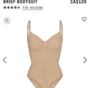 Skims seamless sculpt brief bodysuit